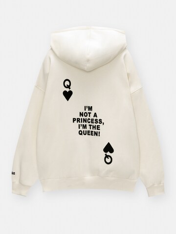 Sweat-shirt Pull&Bear en beige