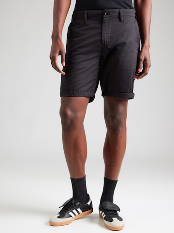 G-STAR Обычный Брюки-чинос 'Bronson' в Черный: спереди