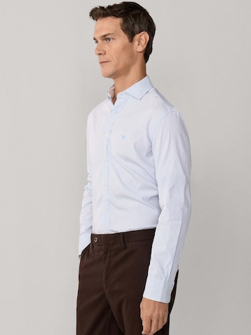 Coupe regular Chemise 'CITY STRIPE' Hackett London en bleu