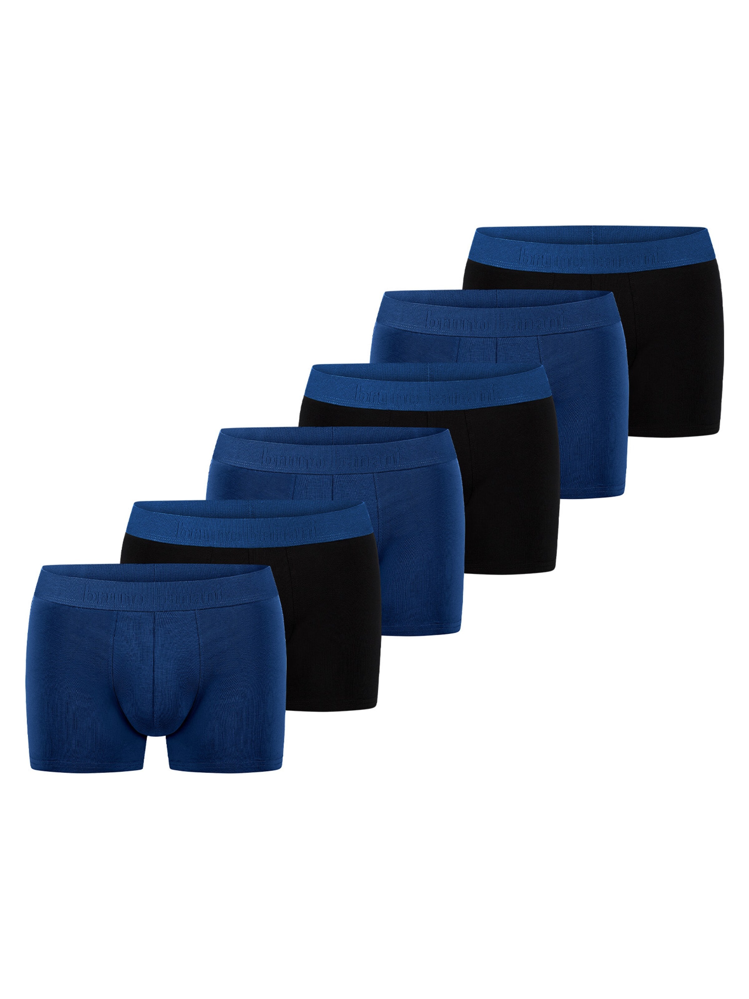 Bruno Banani Boxershorts 'Flowing'‌‌ in Blau: Vorderseite