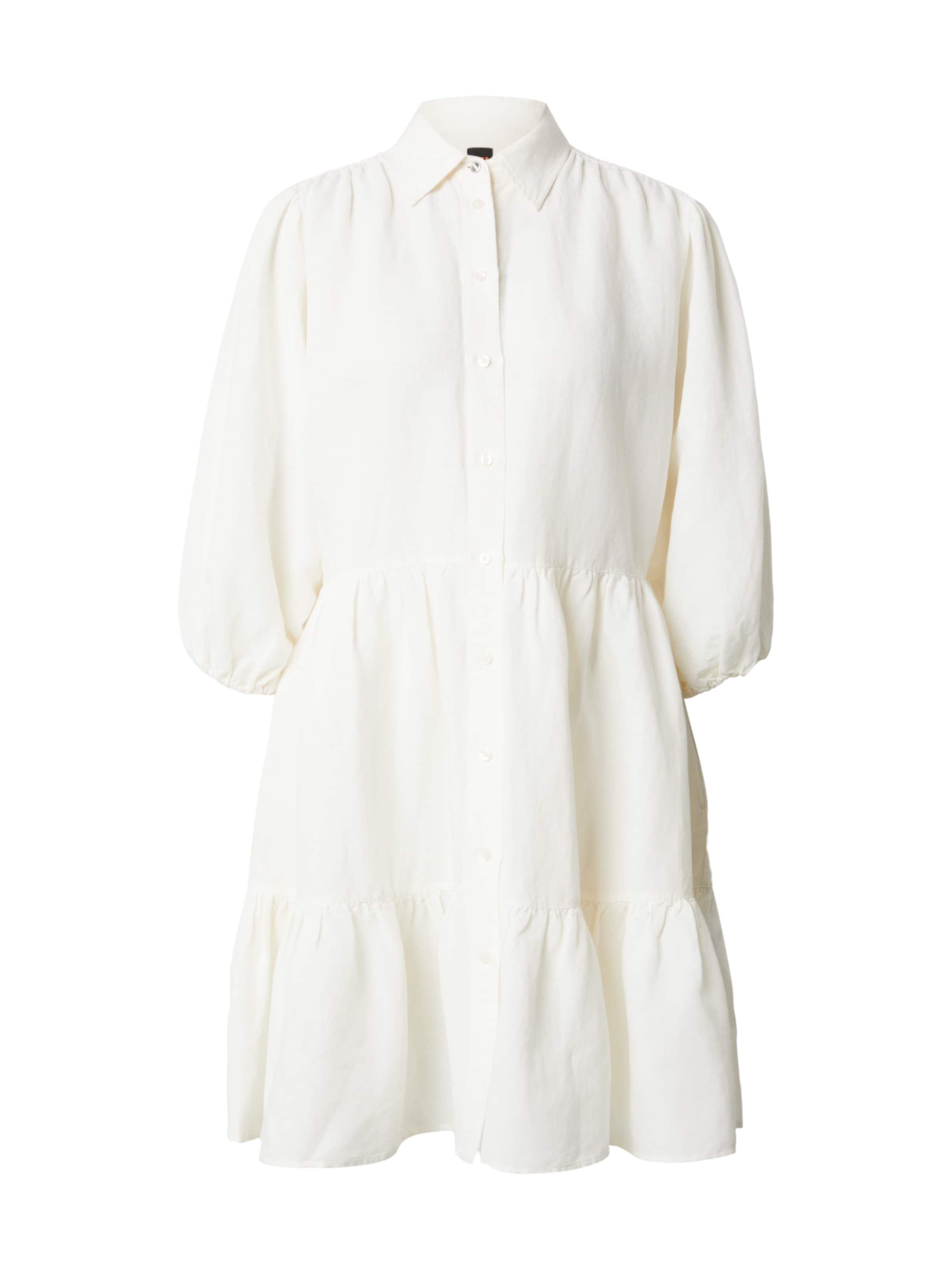 Robe-chemise 'C_Disenna' BOSS en blanc : devant
