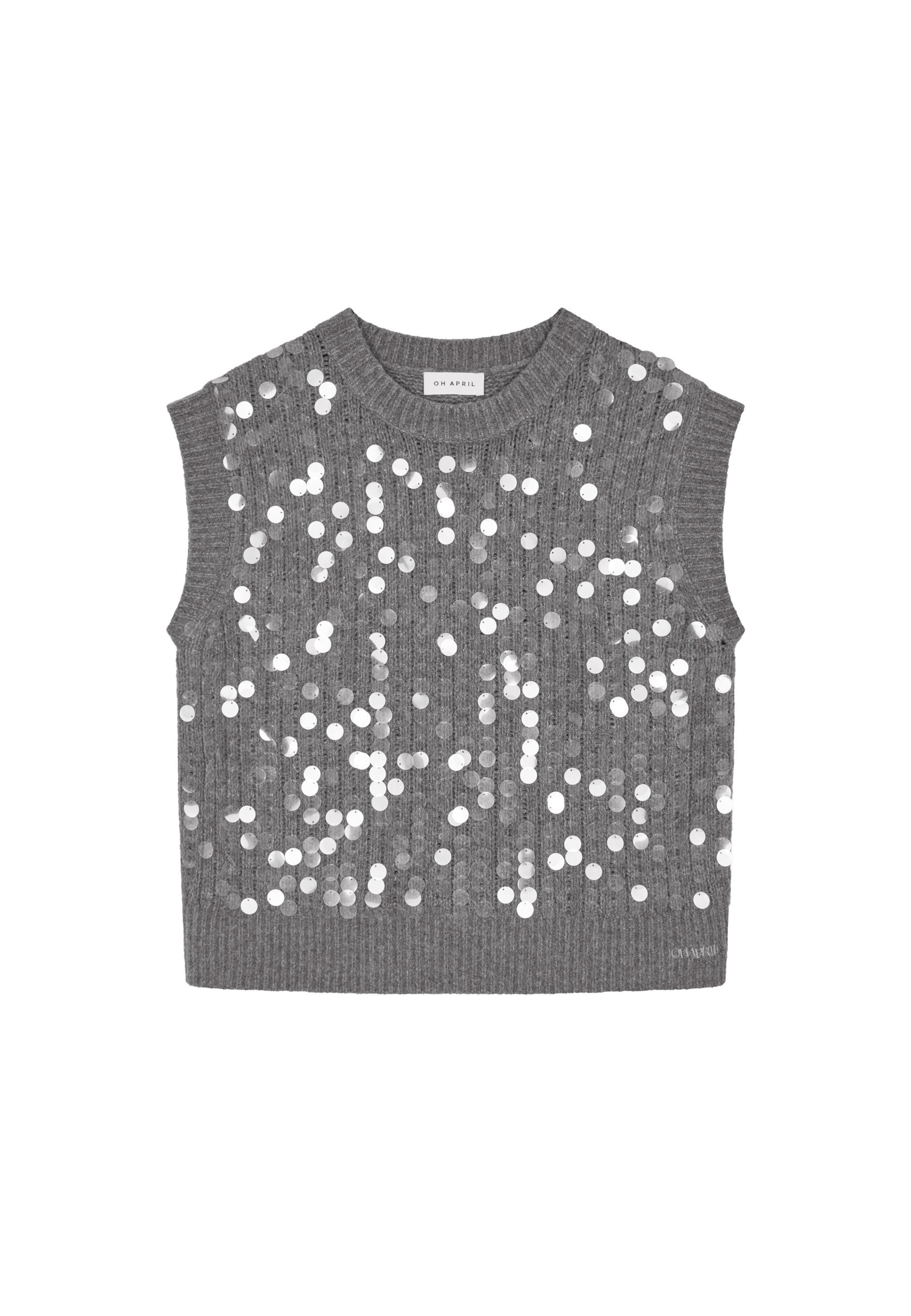 OH APRIL Pullunder 'Fia' in Grau: Vorderseite