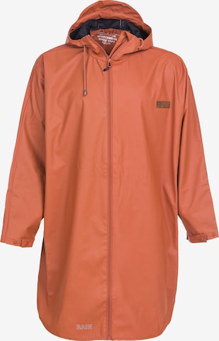 Weather Report Raincoat 'FLAME' in Orange: front