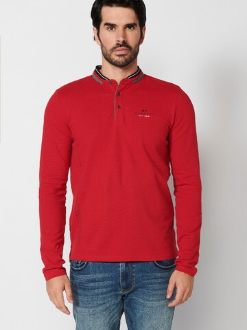 KOROSHI Shirt in Rood: voorkant