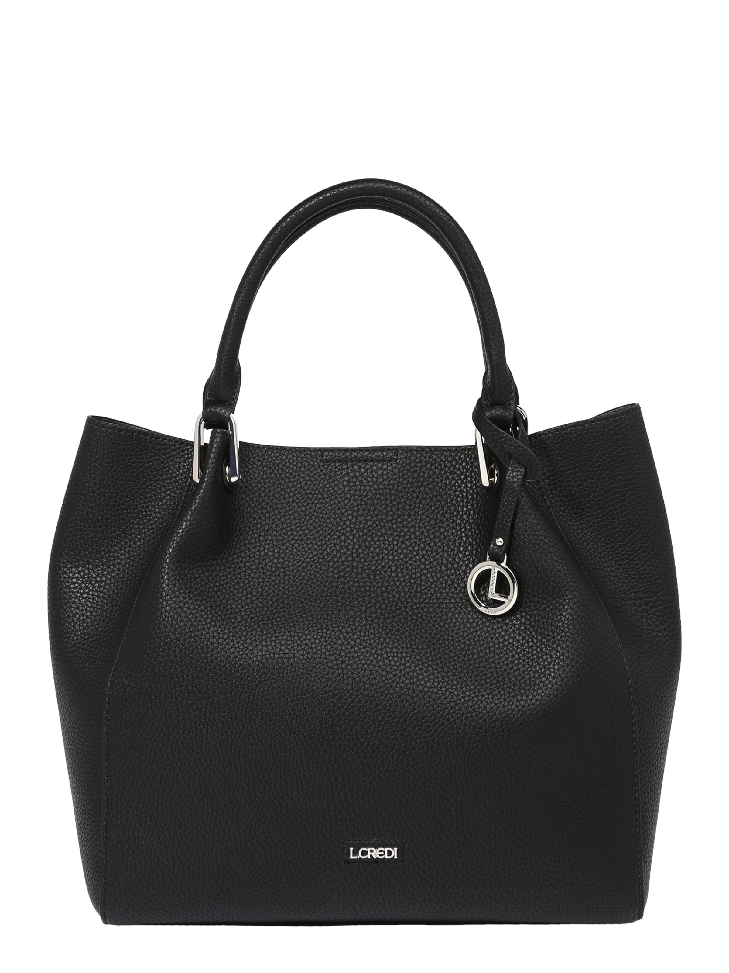 Borsa a mano 'Ember' di L.CREDI in nero: frontale