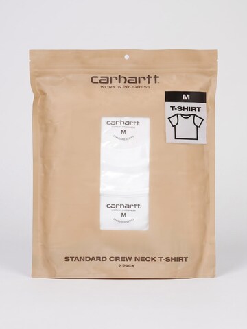 Maglietta 'STANDARD CREW NECK 2 PACK T-SHIRT WHITE / WHITE' di Carhartt WIP in bianco