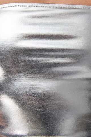 No Matter What Top in Silber