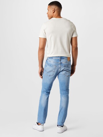 JACK & JONES Slimfit Jeans 'Tim' in Blau