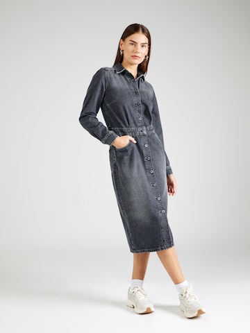 MUSTANG Shirt dress 'BLAIR' in Black: front