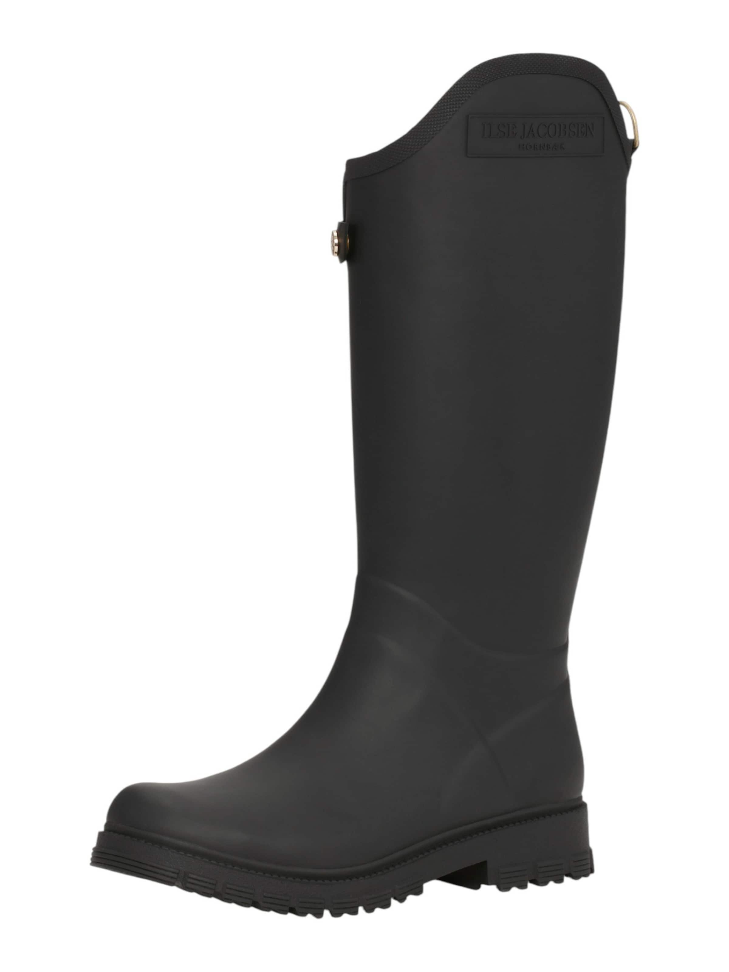 ILSE JACOBSEN Regenlaarzen 'RUBSWIFT02' in Zwart: voorkant