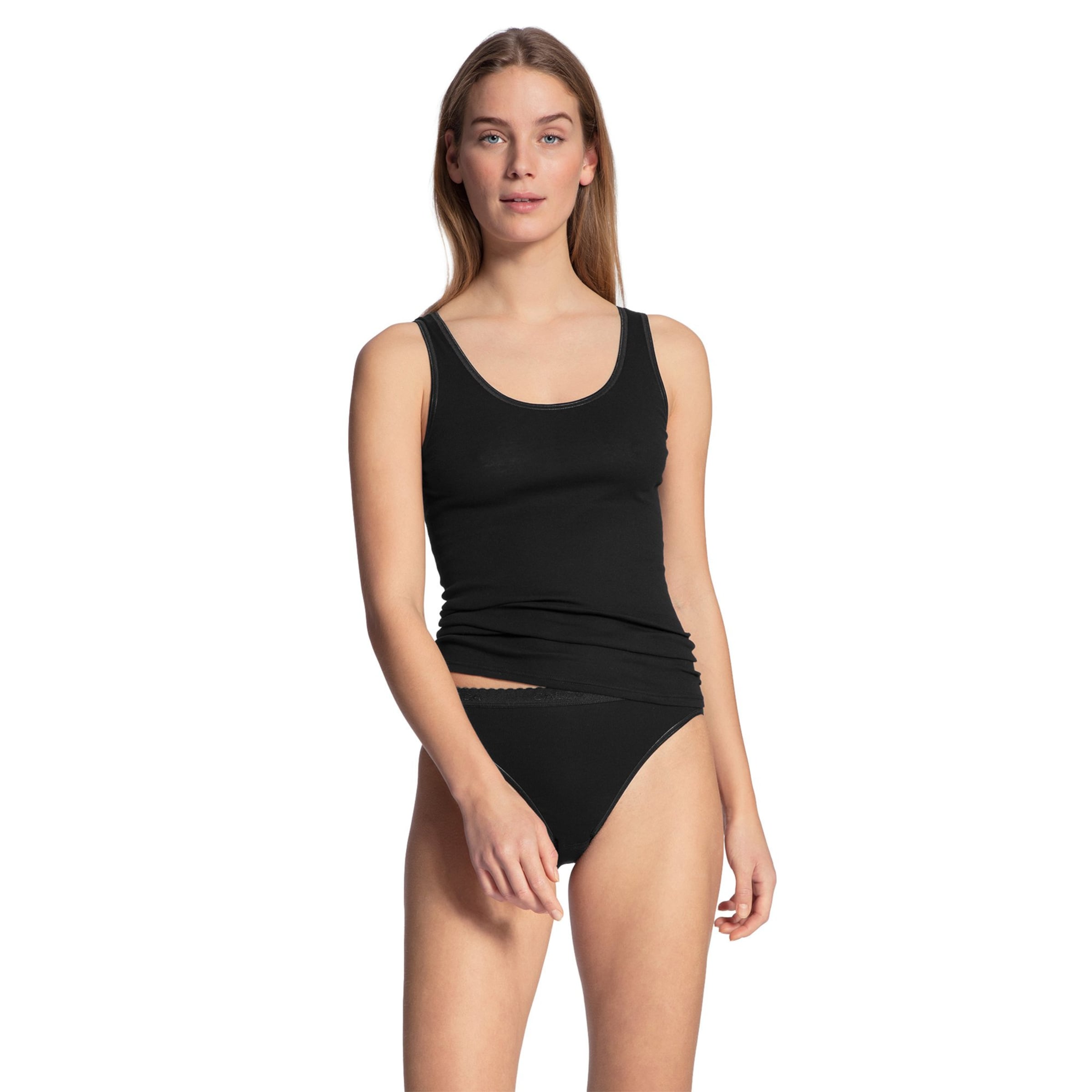 Slip CALIDA en noir : devant