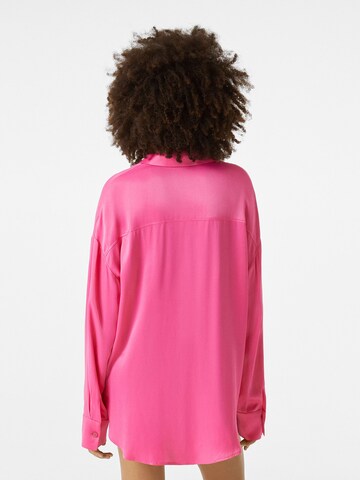 Bershka Bluse in Pink