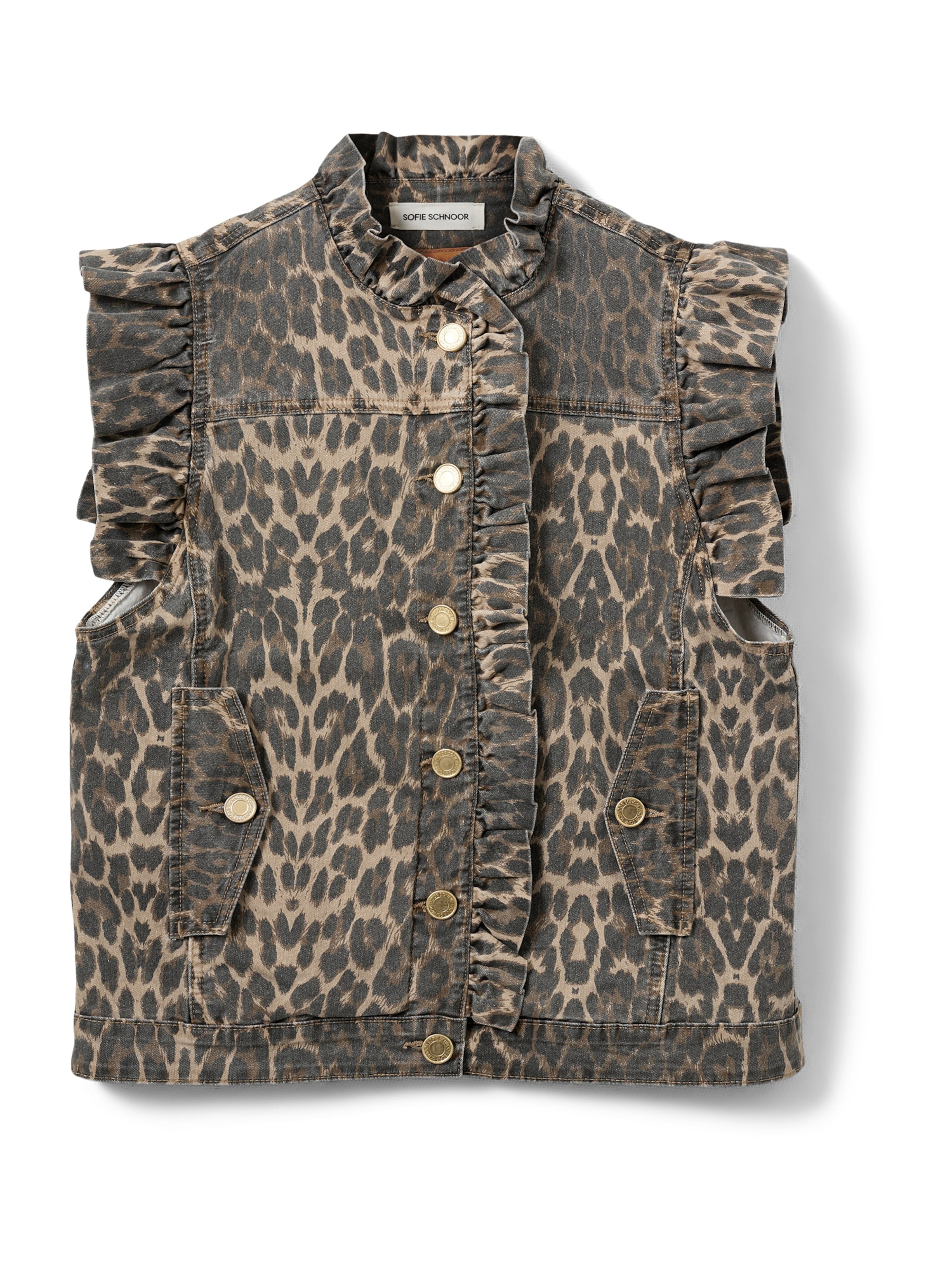 Sofie Schnoor Vest 'FARAH' i brun: forside