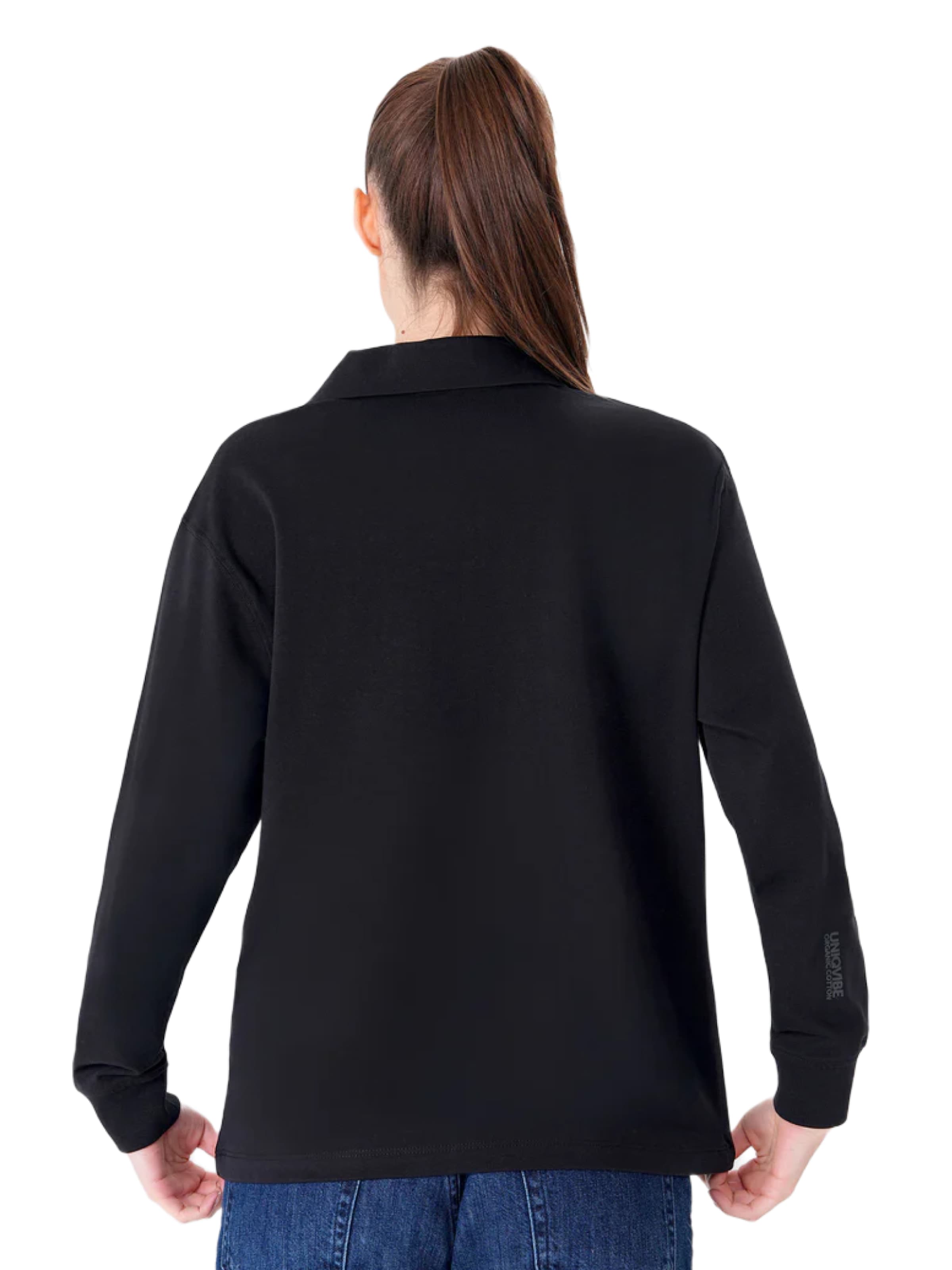 UNIQVIBE Shirt in Black