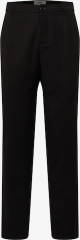 ABOUT YOU x Alvaro Soler Regular Trousers with creases 'Emir' in Black: front