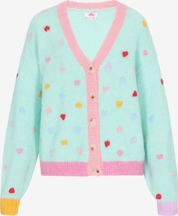 MYMO Πλεκτή ζακέτα σε μπλε: μπροστά