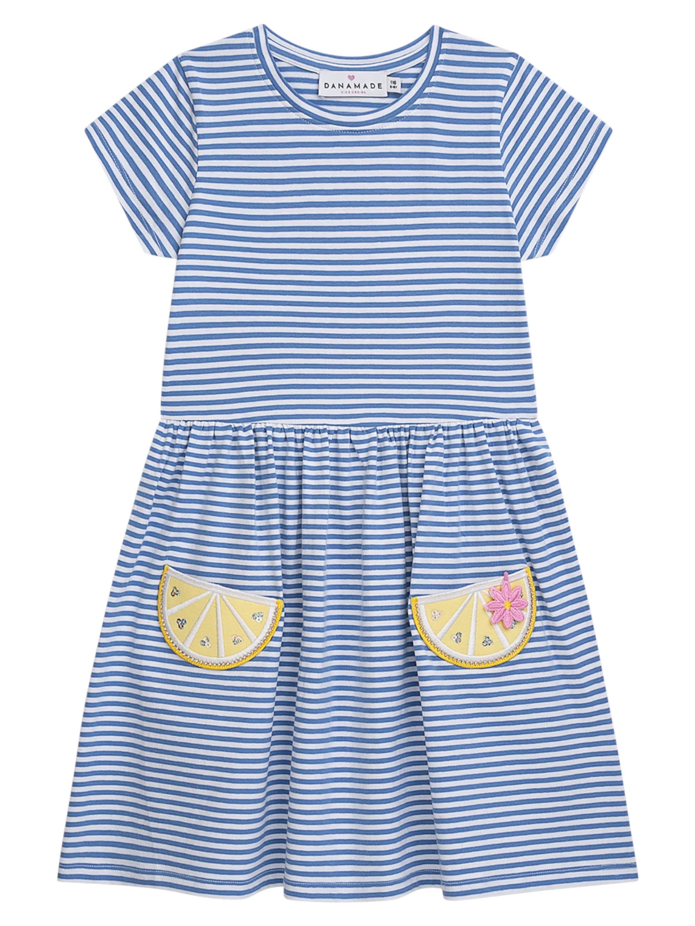 Danamade Dress in Blue: front