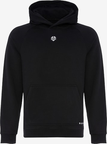 Felpa sportiva 'Kimo' di MOROTAI in nero: frontale