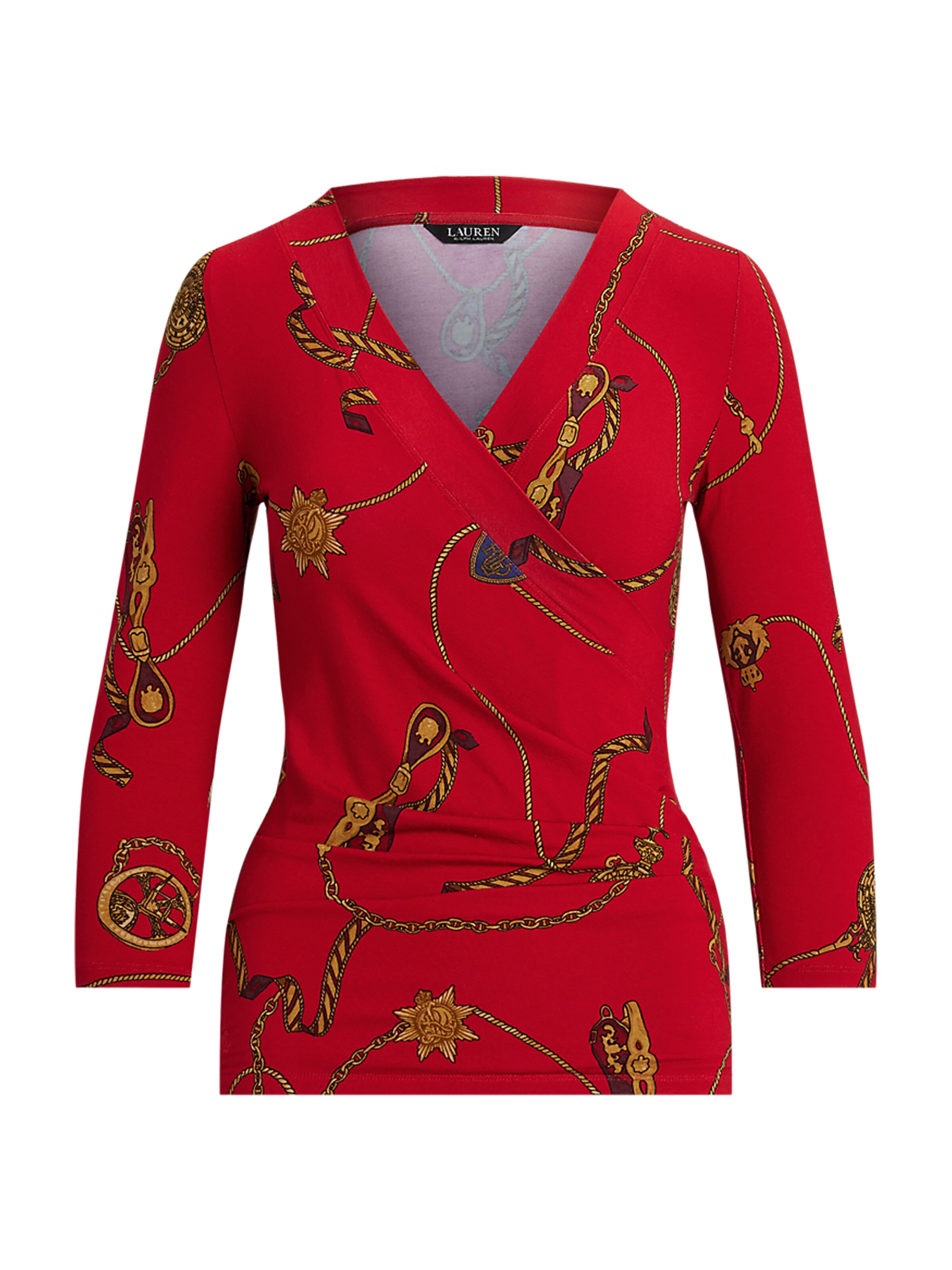 Lauren Ralph Lauren Shirt 'ALAYJA' in Rood: voorkant