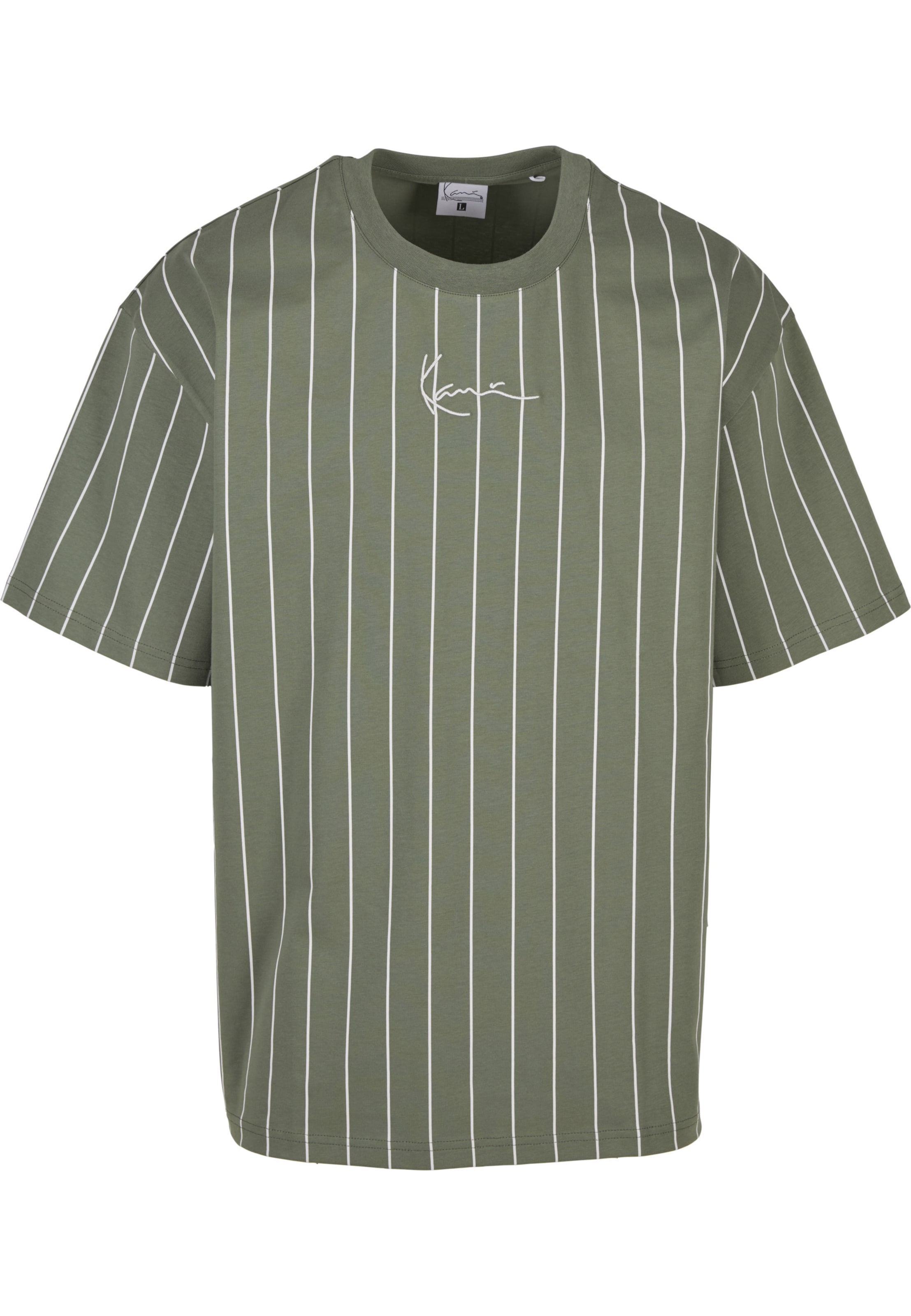 Karl Kani Shirt 'Essential' in Groen: voorkant