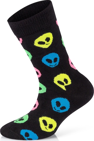 Happy Socks Socken 'Into the Space-Alien' in Mischfarben