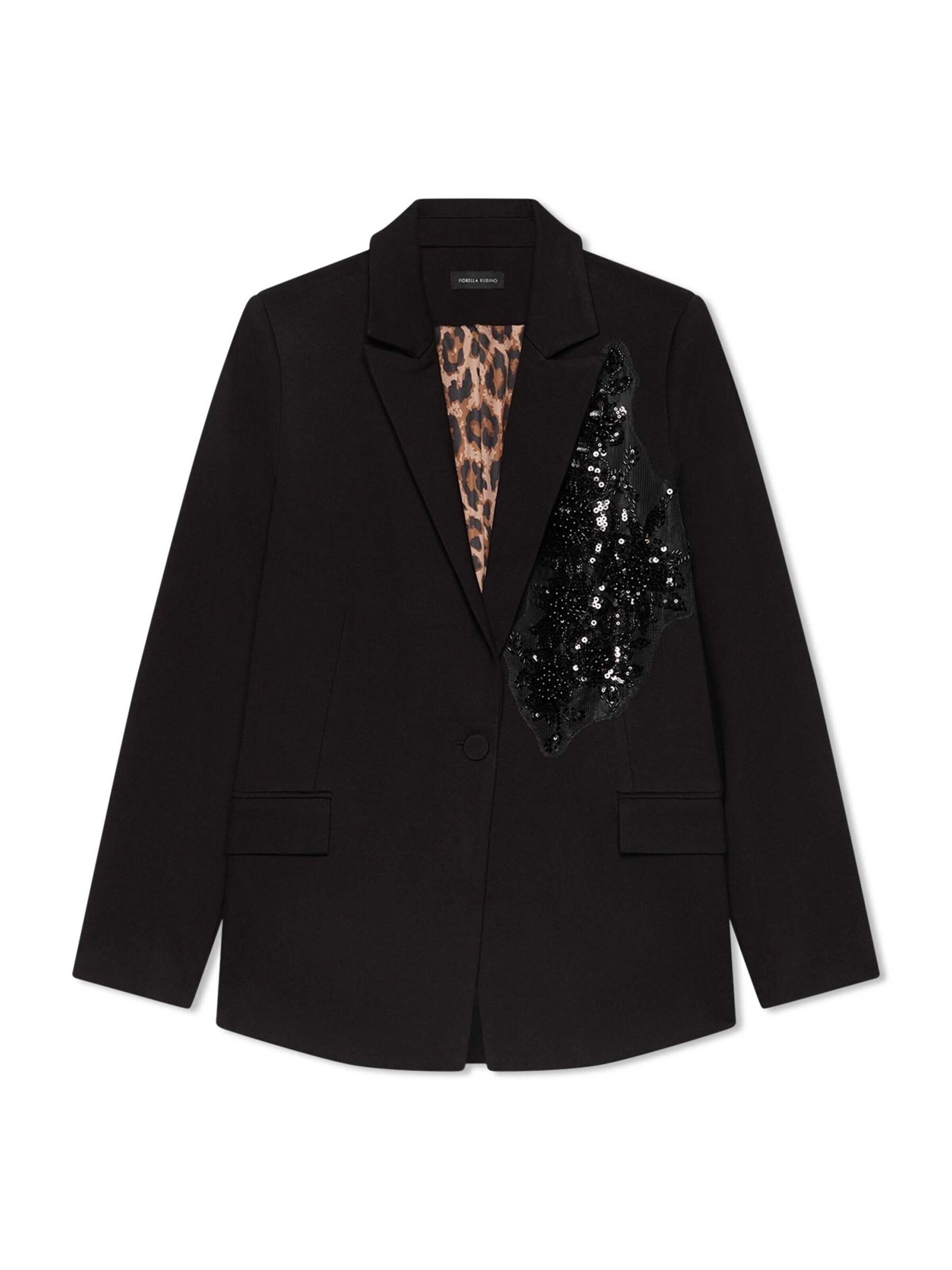 Fiorella Rubino - Blazer en negro: frente