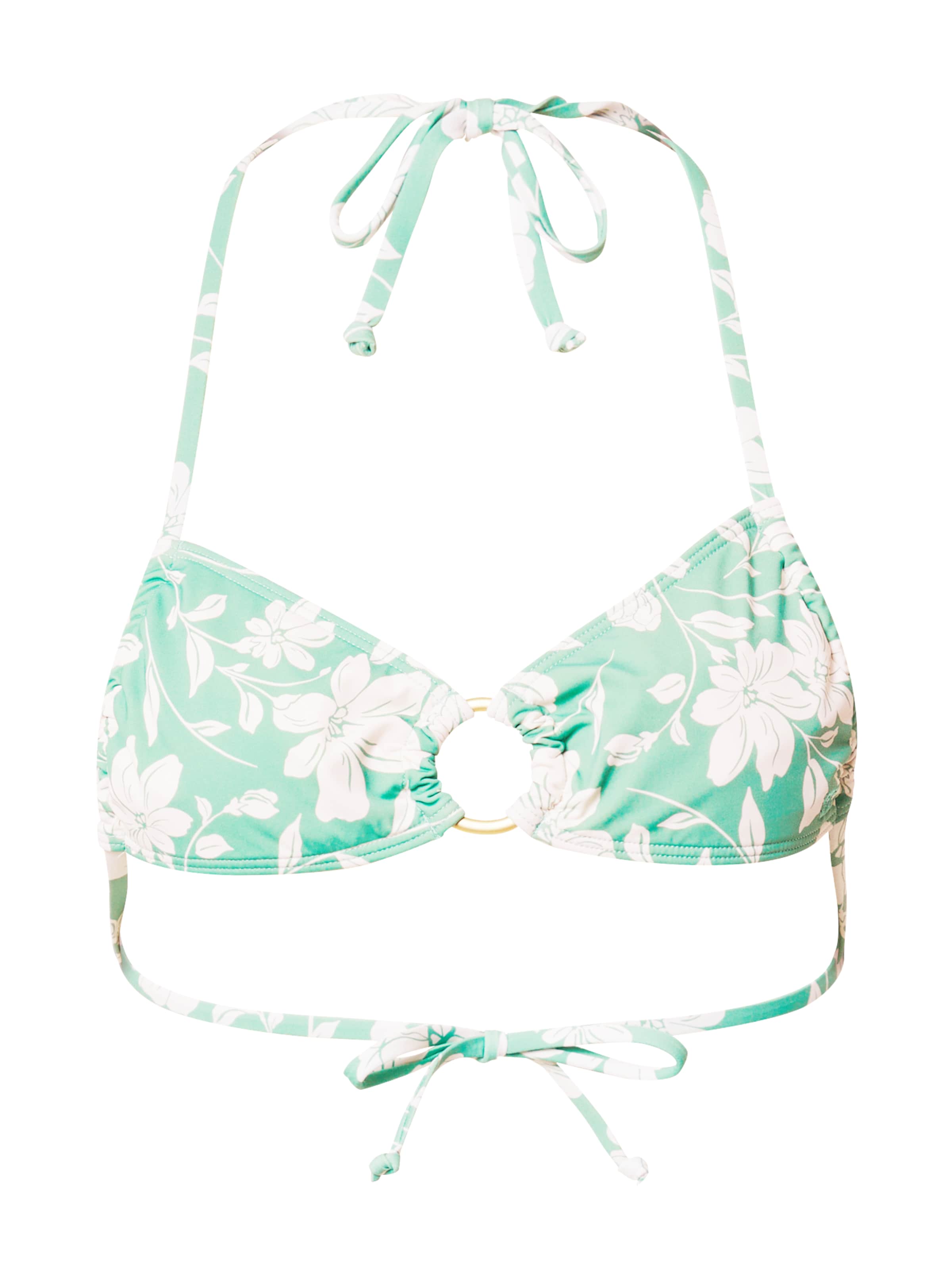 BILLABONG High neck Horní díl plavek 'FIELD DAY' – zelená: přední strana