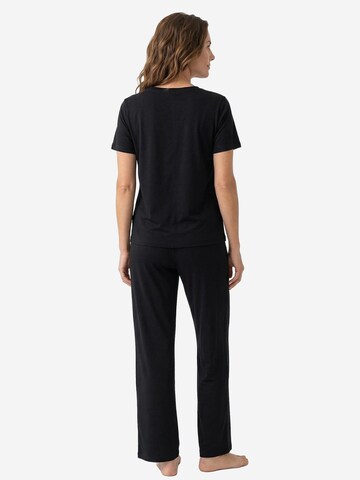 JOOP! Pyjama 'Cosy' in Zwart