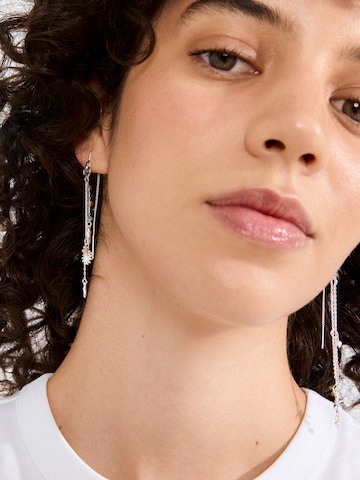 Pilgrim Øreringe ' Prism ' i sølv: forside