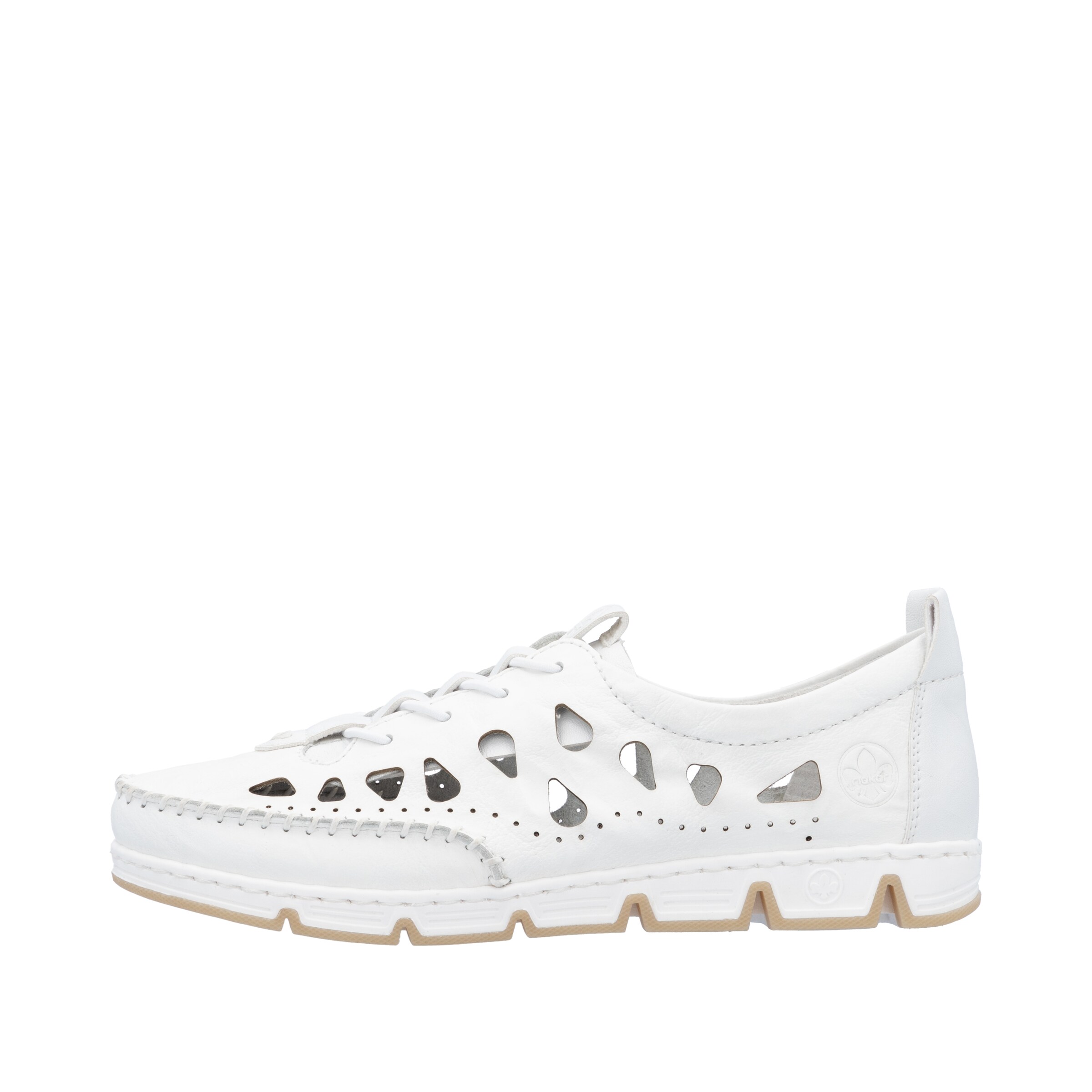 Rieker Schnürschuh in Weiß