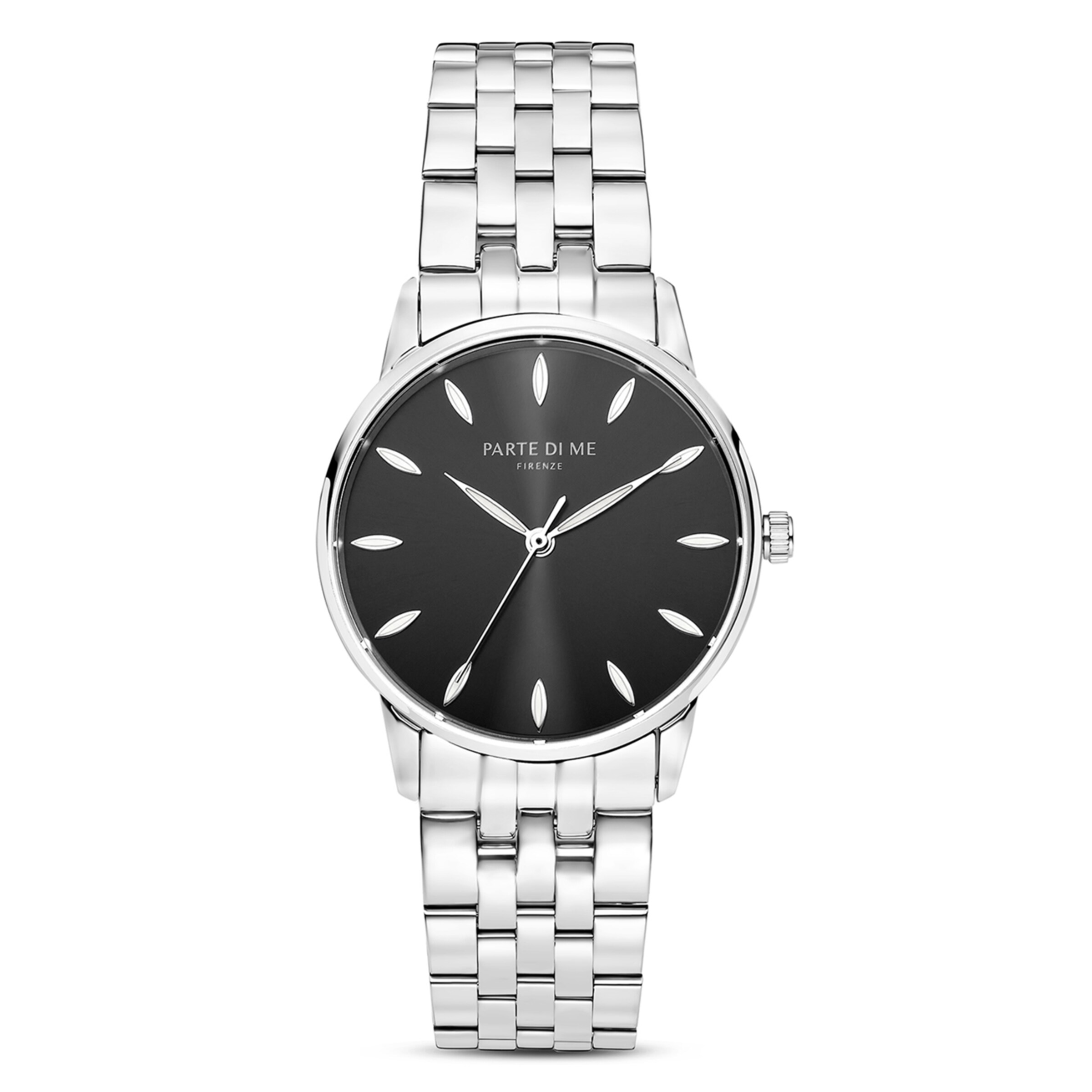 Montre à affichage analogique Parte di Me en argent : devant