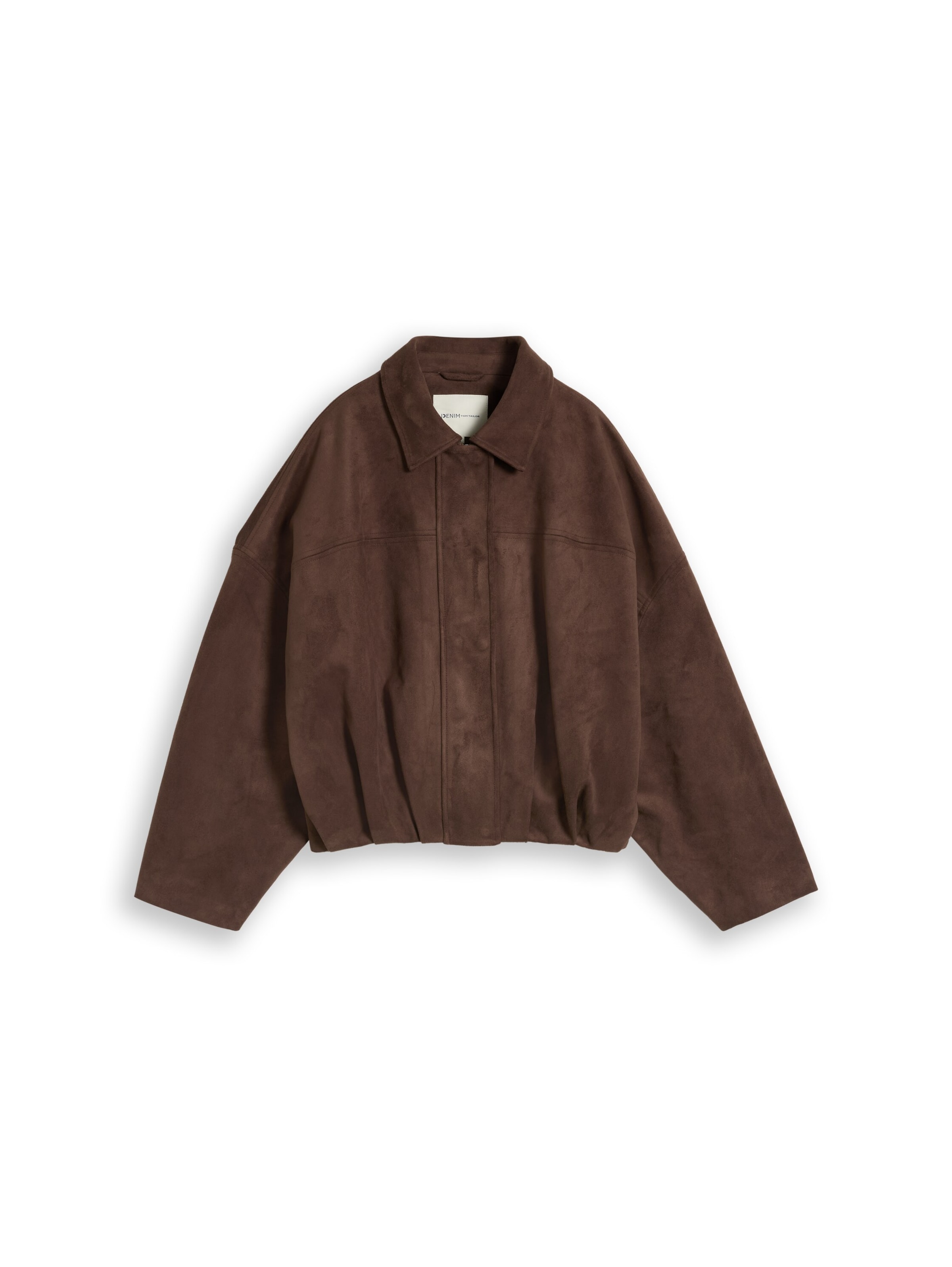 TOM TAILOR DENIM Between-Season Jacket in Brown: front