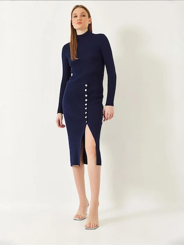 Abito in maglia di Bianco Lucci in blu