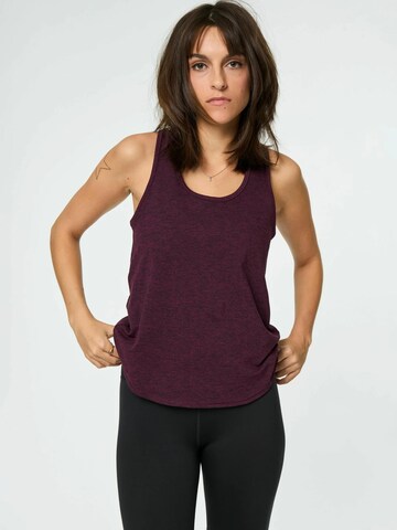 Haut 'Reset' Girlfriend Collective en violet : devant