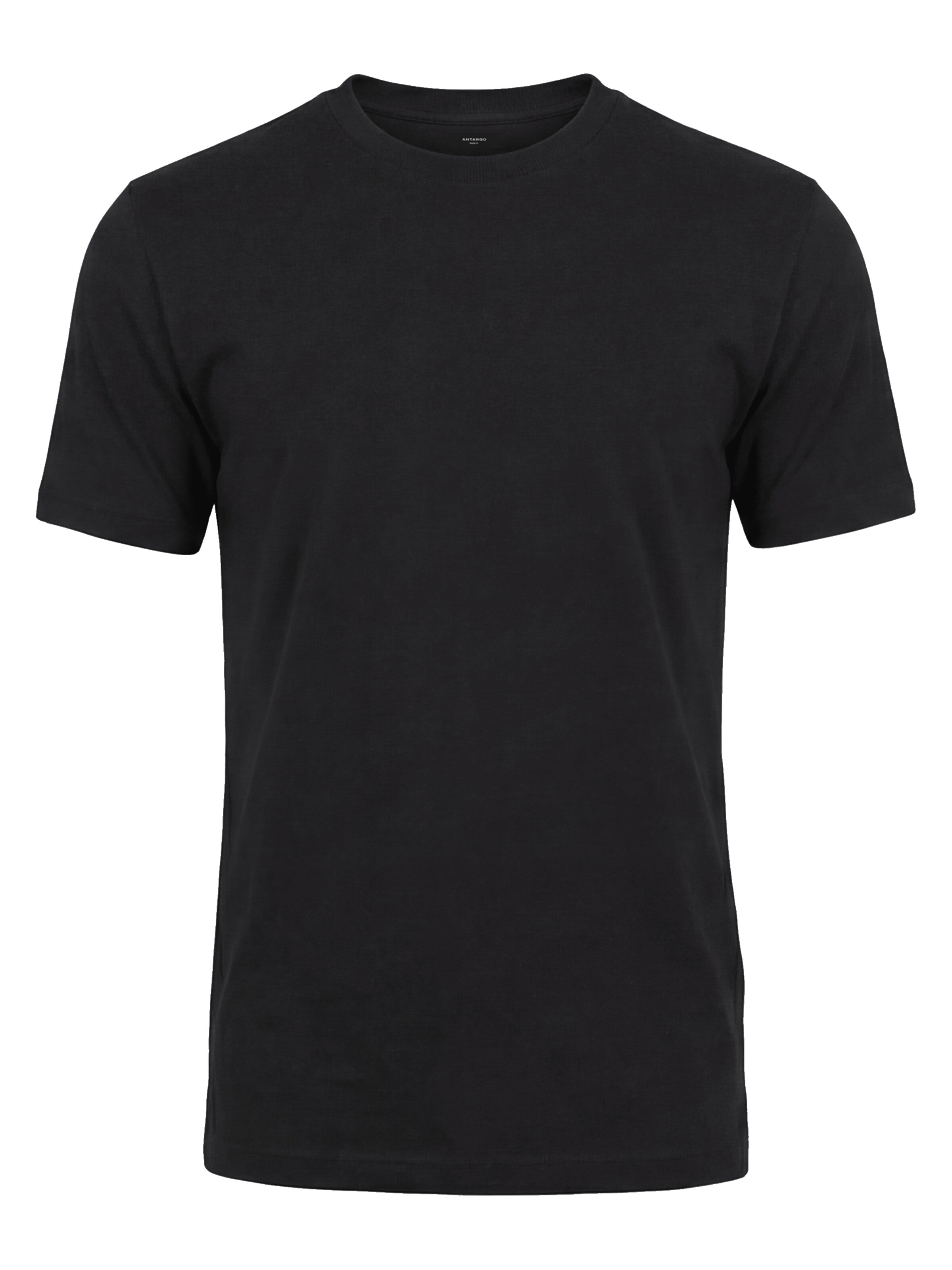 Antargo Shirt 'High Neck' in Black: front