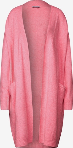 STREET ONE Knit Cardigan in Pink: front