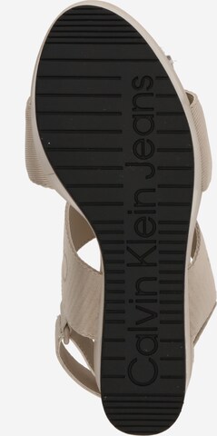 Calvin Klein Jeans Regular Sandaal in Beige