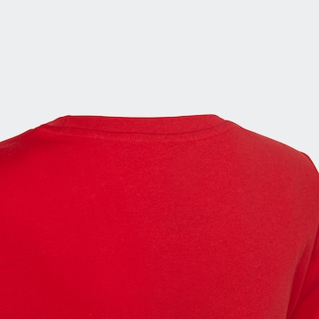 ADIDAS ORIGINALS - Camisola 'Trefoil' em vermelho