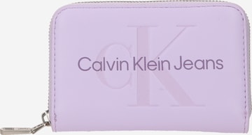 Calvin Klein Jeans Portemonnee in Lila: voorkant