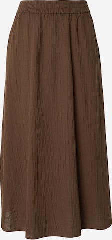 ONLY - Falda 'ONLTIZANA' en marrón: frente