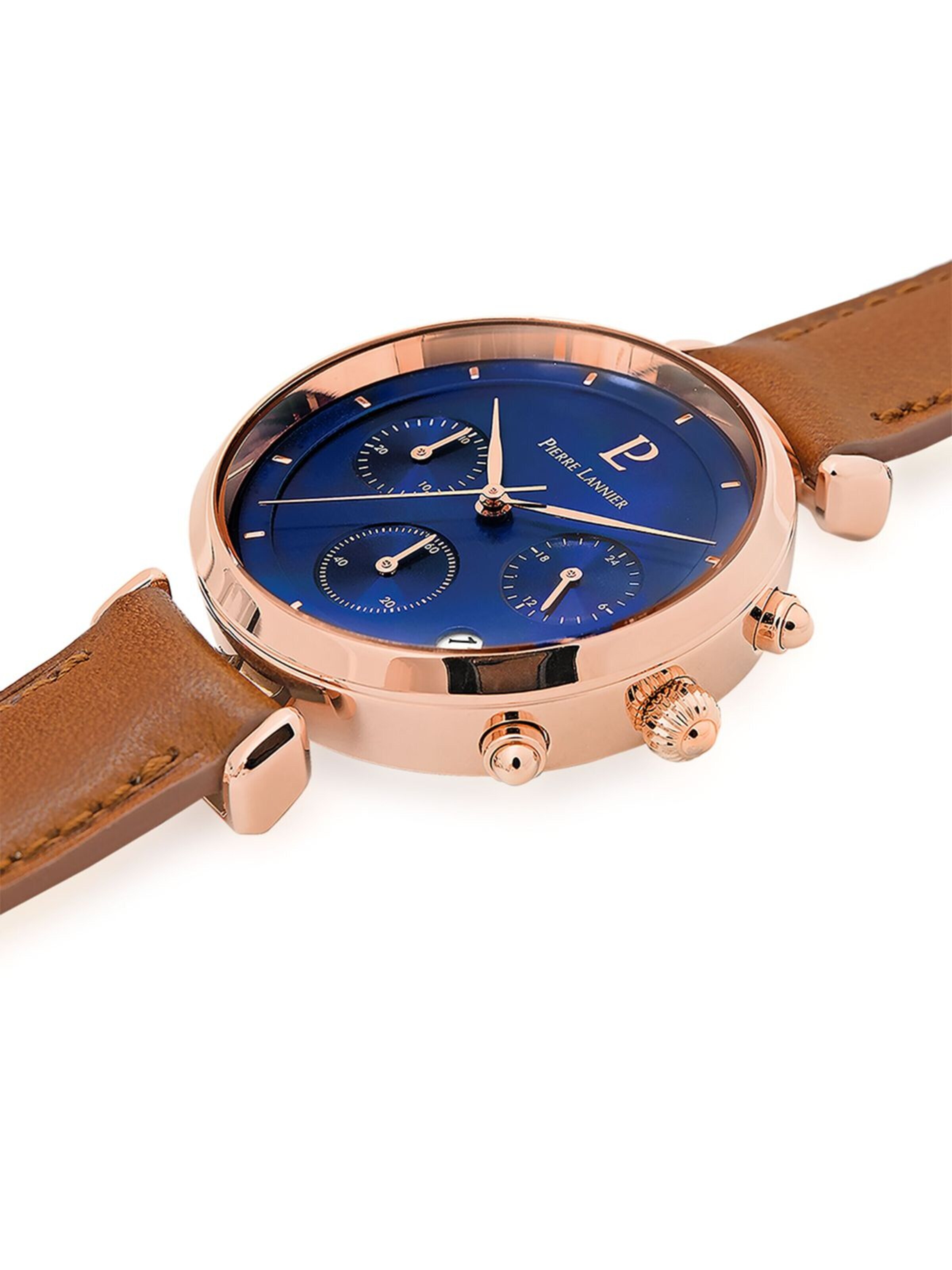 Montre à affichage analogique Pierre Lannier en bleu