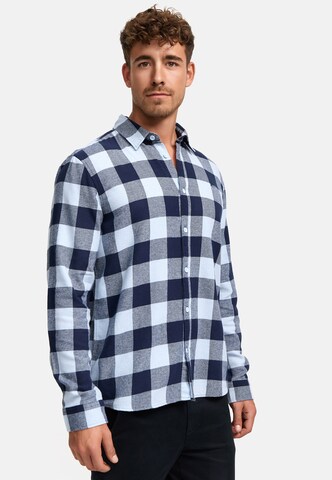 INDICODE JEANS Regular fit Overhemd in Blauw