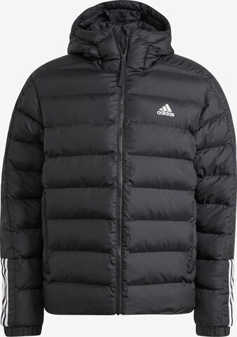 Geacă outdoor 'Itavic 3-Stripes Midweight ' de la ADIDAS SPORTSWEAR pe negru: față