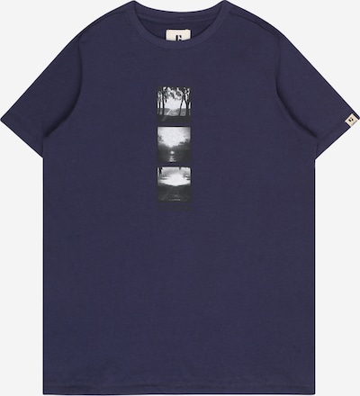 GARCIA Shirt in blau / schwarz / weiß, Produktansicht