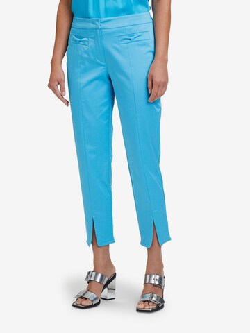 Regular Pantalon à plis Betty Barclay en bleu : devant