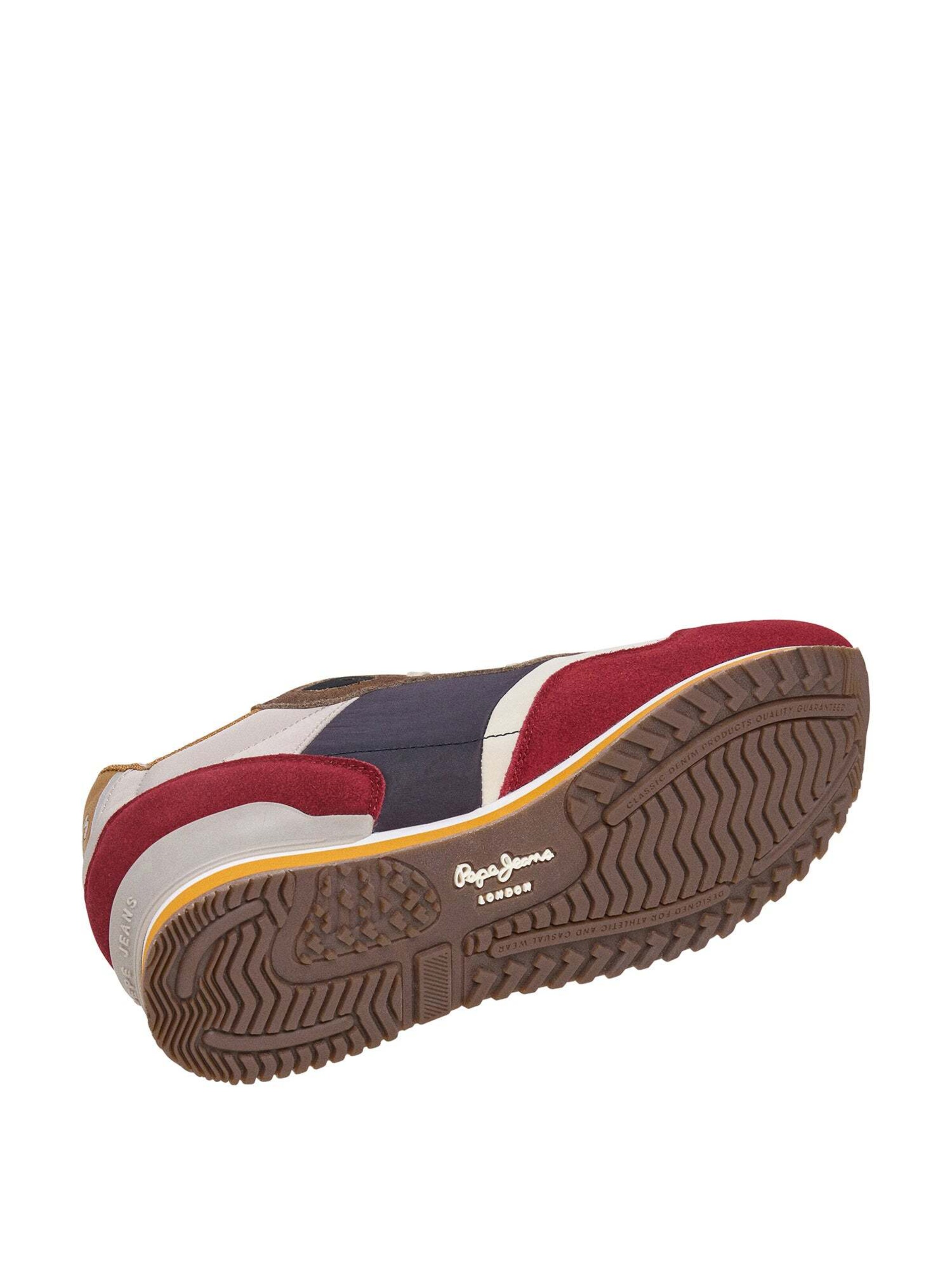 Baskets basses ' London Link' Pepe Jeans en rouge
