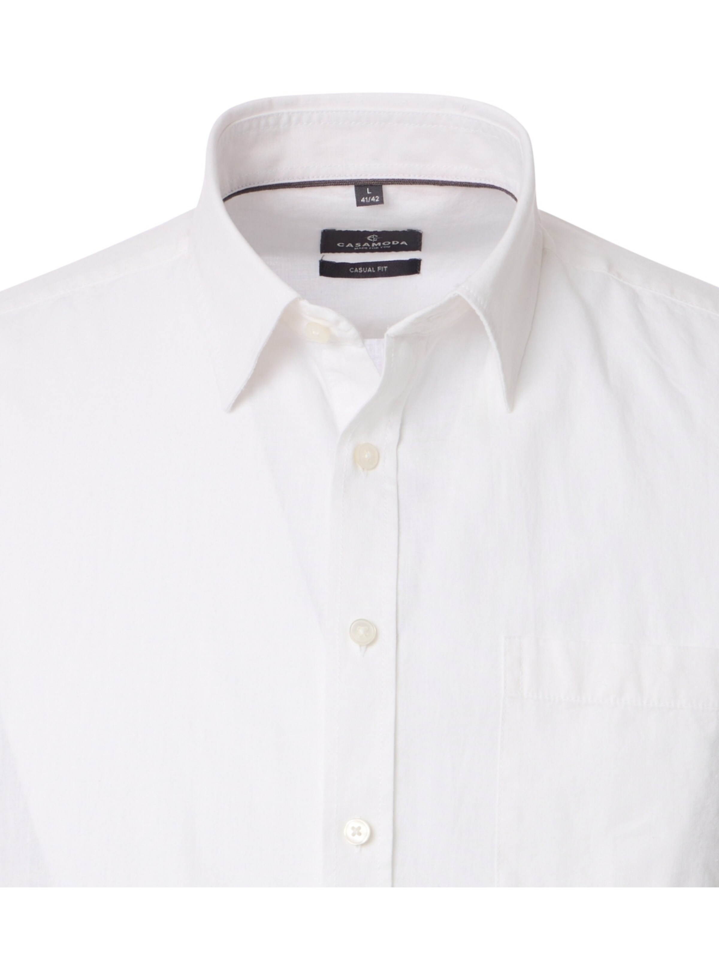 CASAMODA Regular fit Button Up Shirt in White