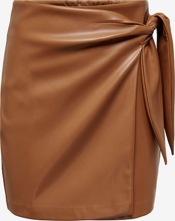ONLY Spódnica 'MIA' w kolorze brązowy: przód