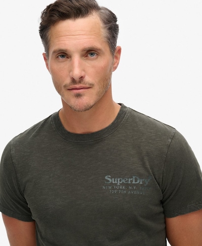 Superdry Shirt 'Venue' in Grey / Black, Item view