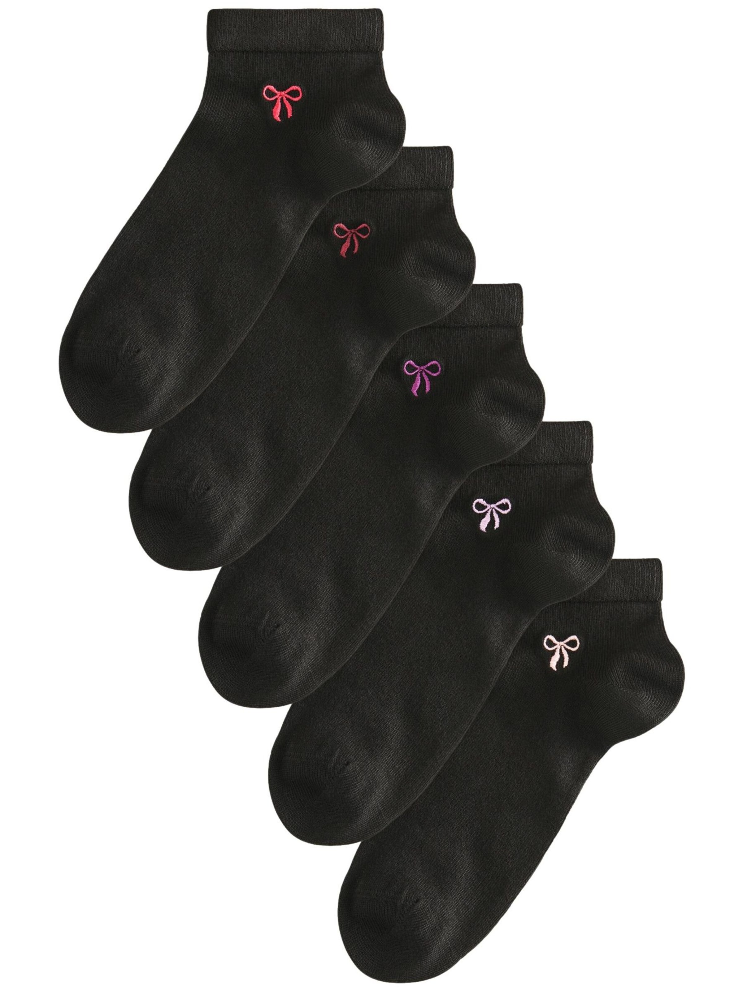 Next Къси чорапи в черно: отпред